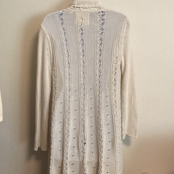 {Anthro} Angel of the North “Court Street” Cardigan - Picture 4 of 6